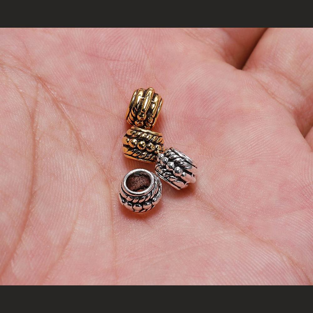 8mm Antique Spacer Bead, 30pcs