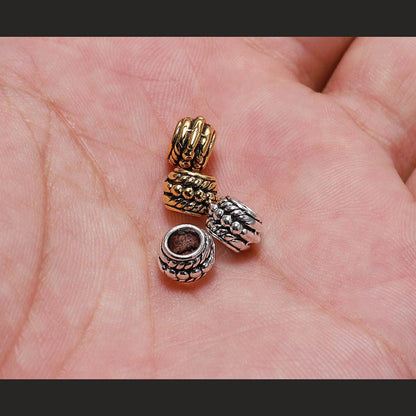 8mm Antique Spacer Bead, 30pcs