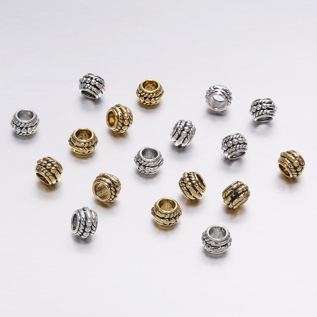 8mm Antique Spacer Bead, 30pcs