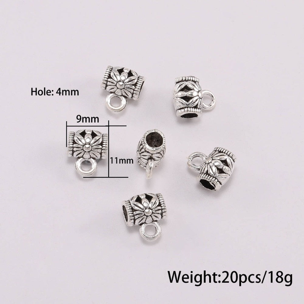 Antique Connector Clip Bail Beads, 20pcs/lot