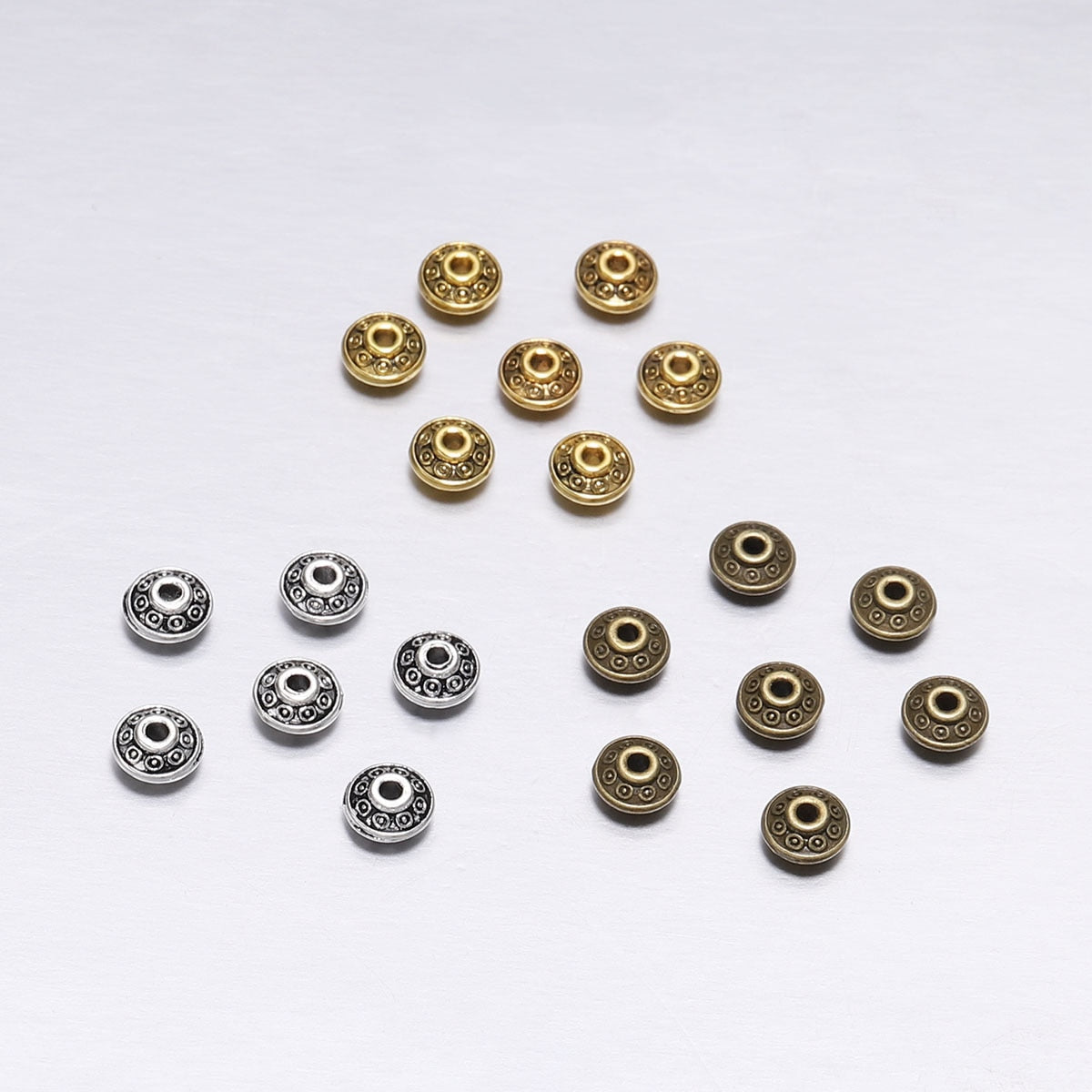 6mm Vintage Cone Spacer Bead, 50pcs