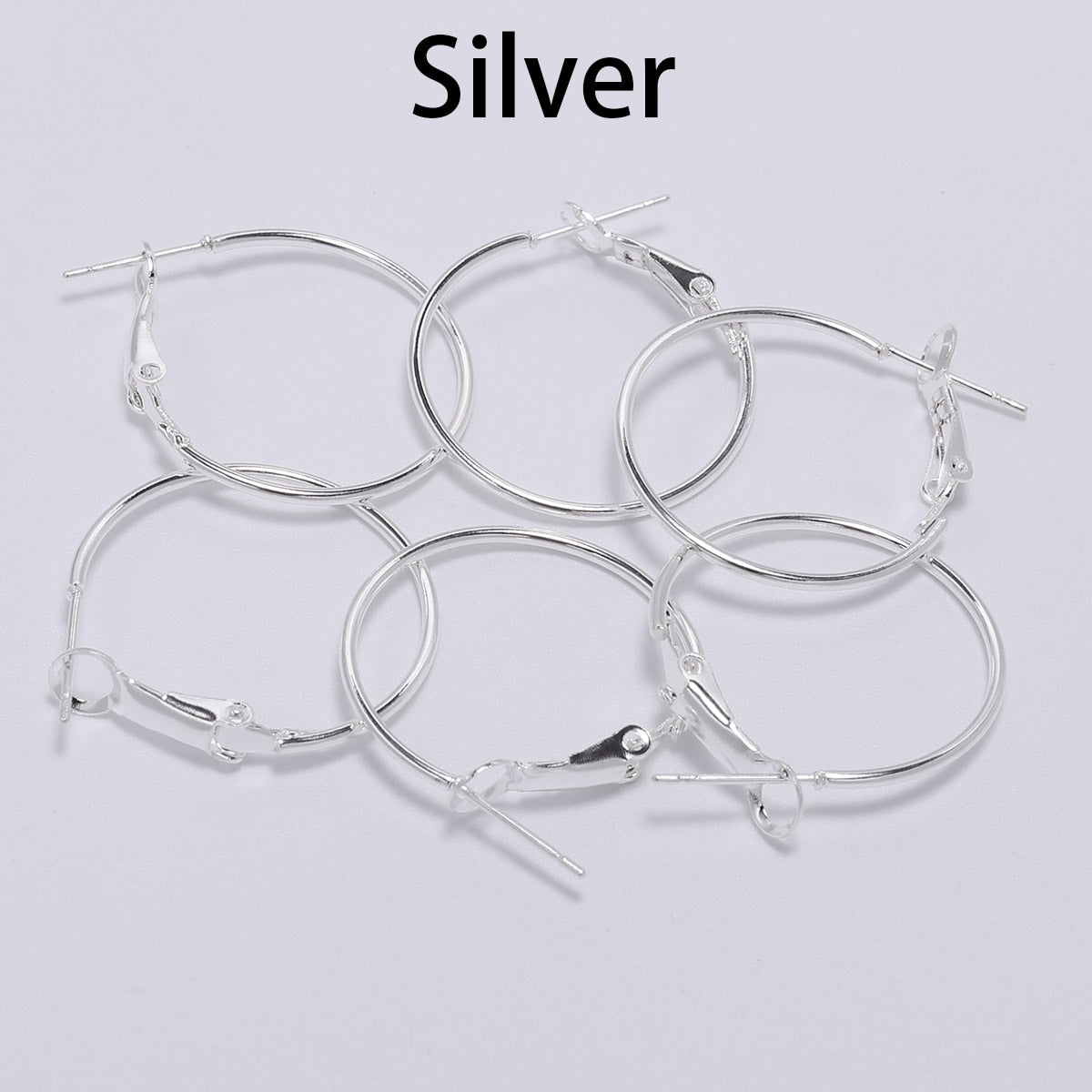 20-50mm Gold Circle Hoop Earrings