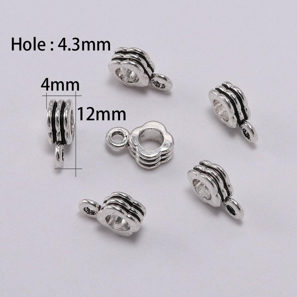 Antique Connector Clip Bail Beads, 20pcs/lot
