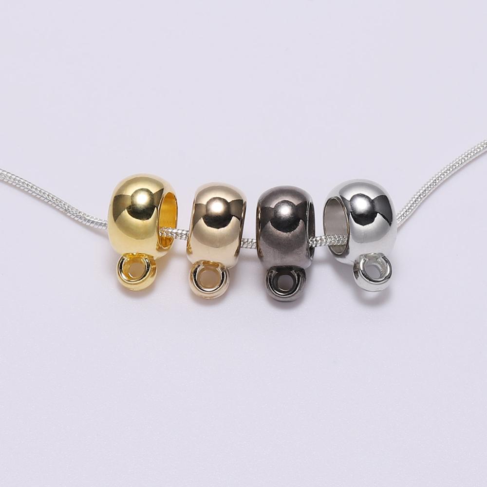 50Pcs Big Hole Clip Clasps Bail CCB Bead