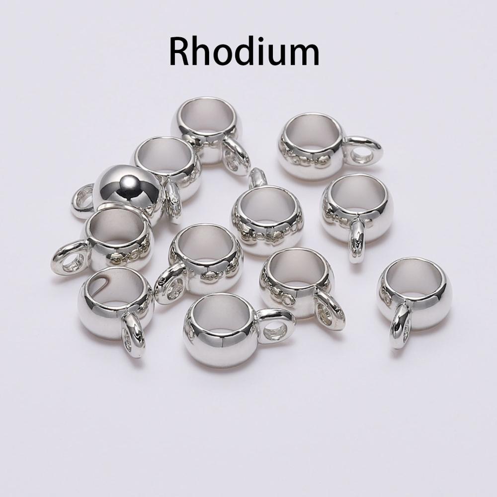 50Pcs Big Hole Clip Clasps Bail CCB Bead