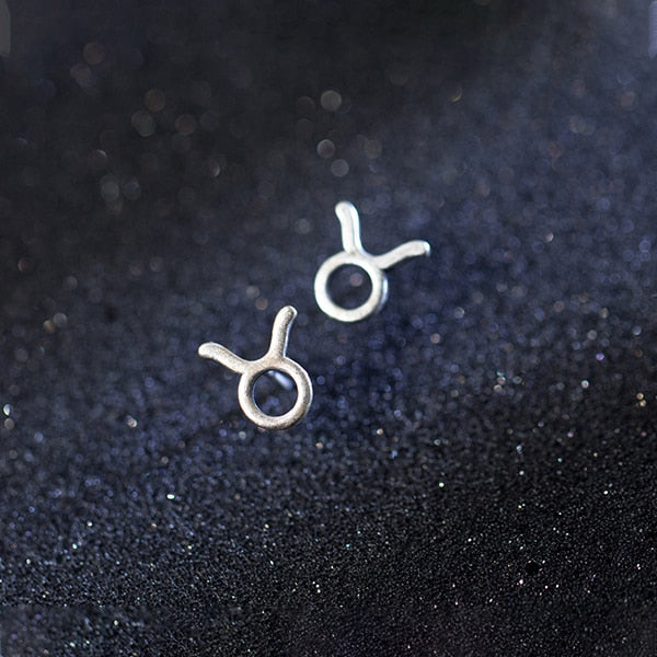 Twelve Constellations Stud Earrings