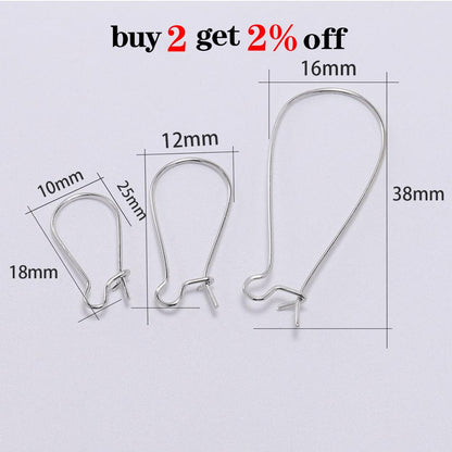 French Lever Earring hooks, 50pcs
