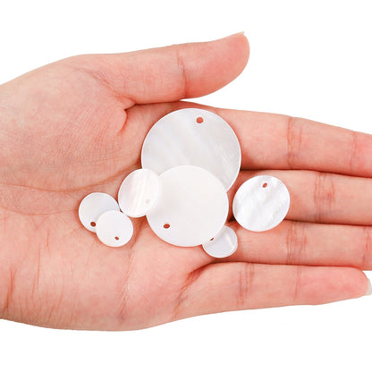 Pendentif rond en nacre