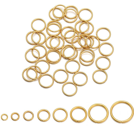 4-10mm Steel Jump Ringsб 50-200pcs