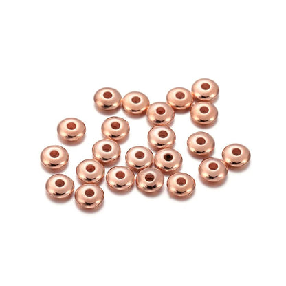200-400pcs CCB Rondelle Spacer Beads, 5-6mm