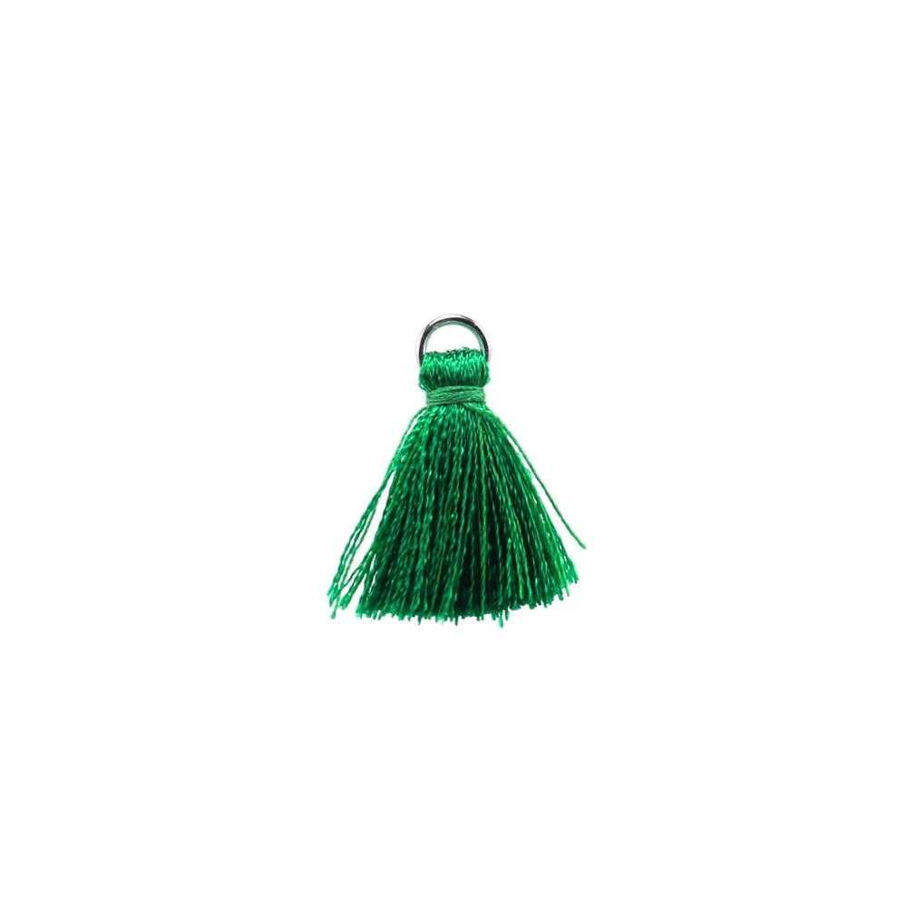 10 à 20 pendentifs à petits pompons en coton de 2 cm.
