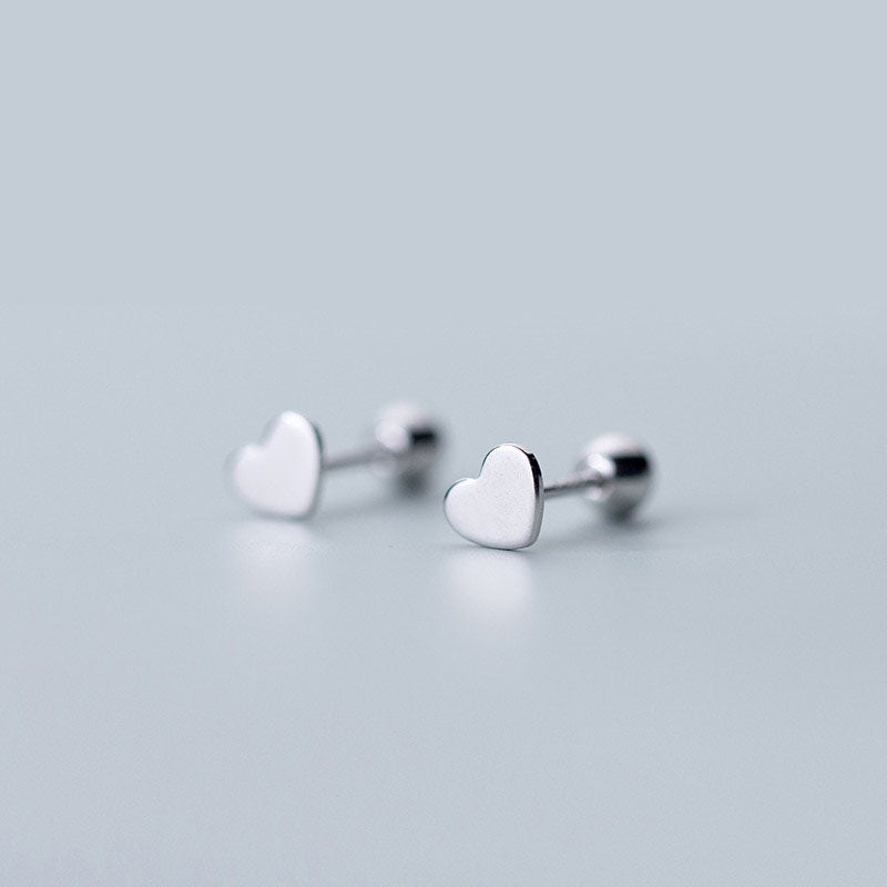 Cute Stars, Heart and Bead Tiny Stud Earrings