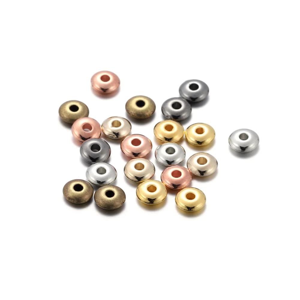 200-400pcs CCB Rondelle Spacer Beads, 5-6mm