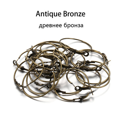 20-50mm Gold Circle Hoop Earrings