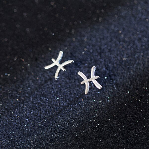 Twelve Constellations Stud Earrings