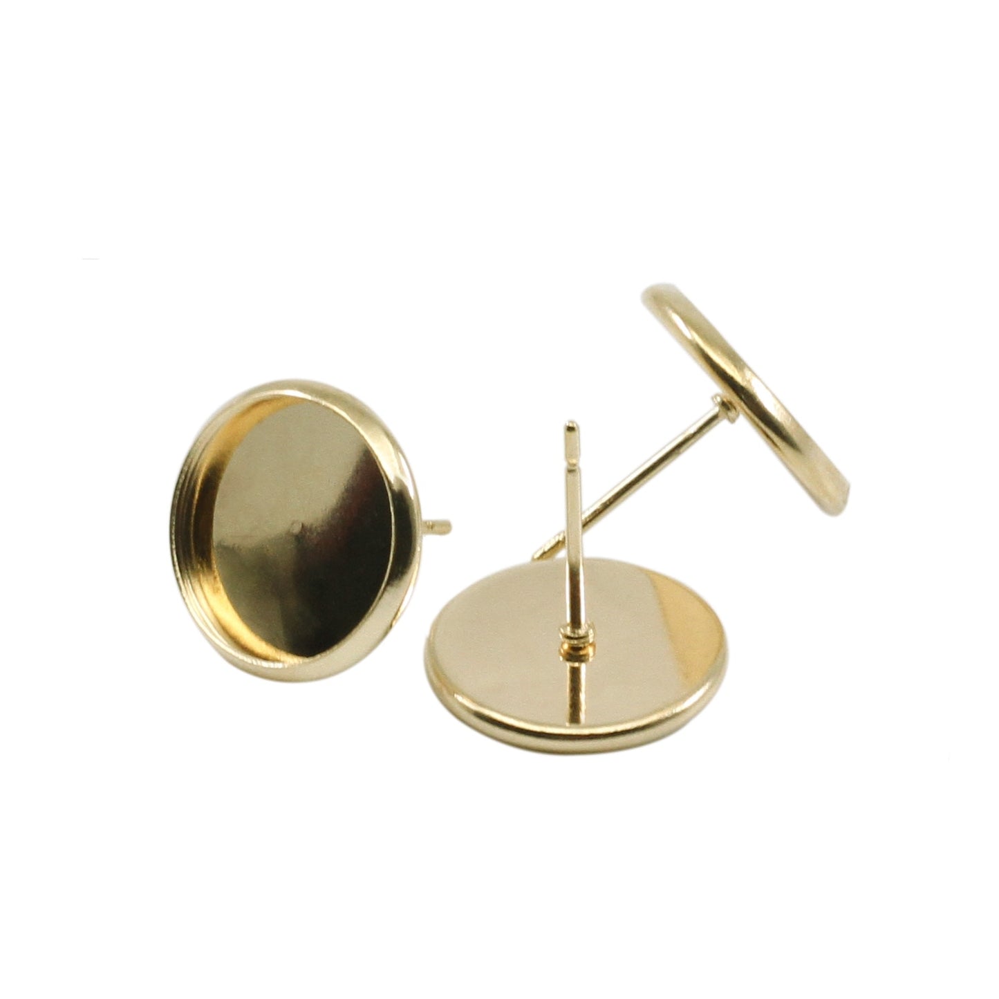 Earring Base for Cabochon Cameo, 8-16mm