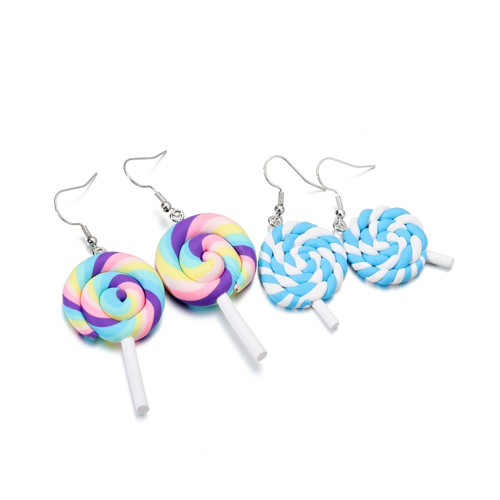 Pendentif mignon en argile polymère guimauve couleur bonbon, 10 pièces