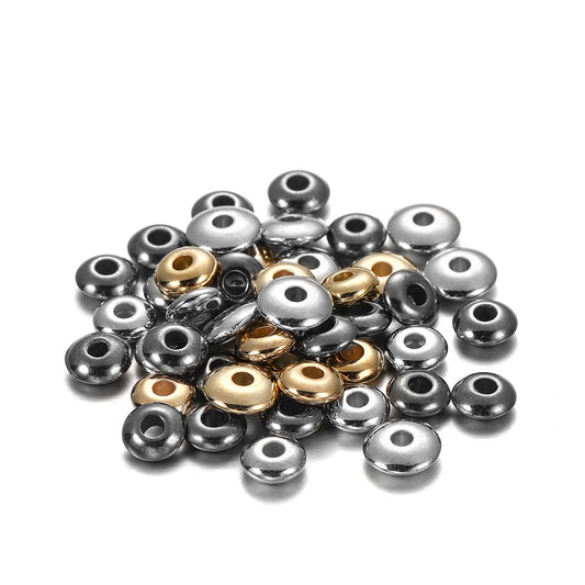 200-400pcs CCB Rondelle Spacer Beads, 5-6mm