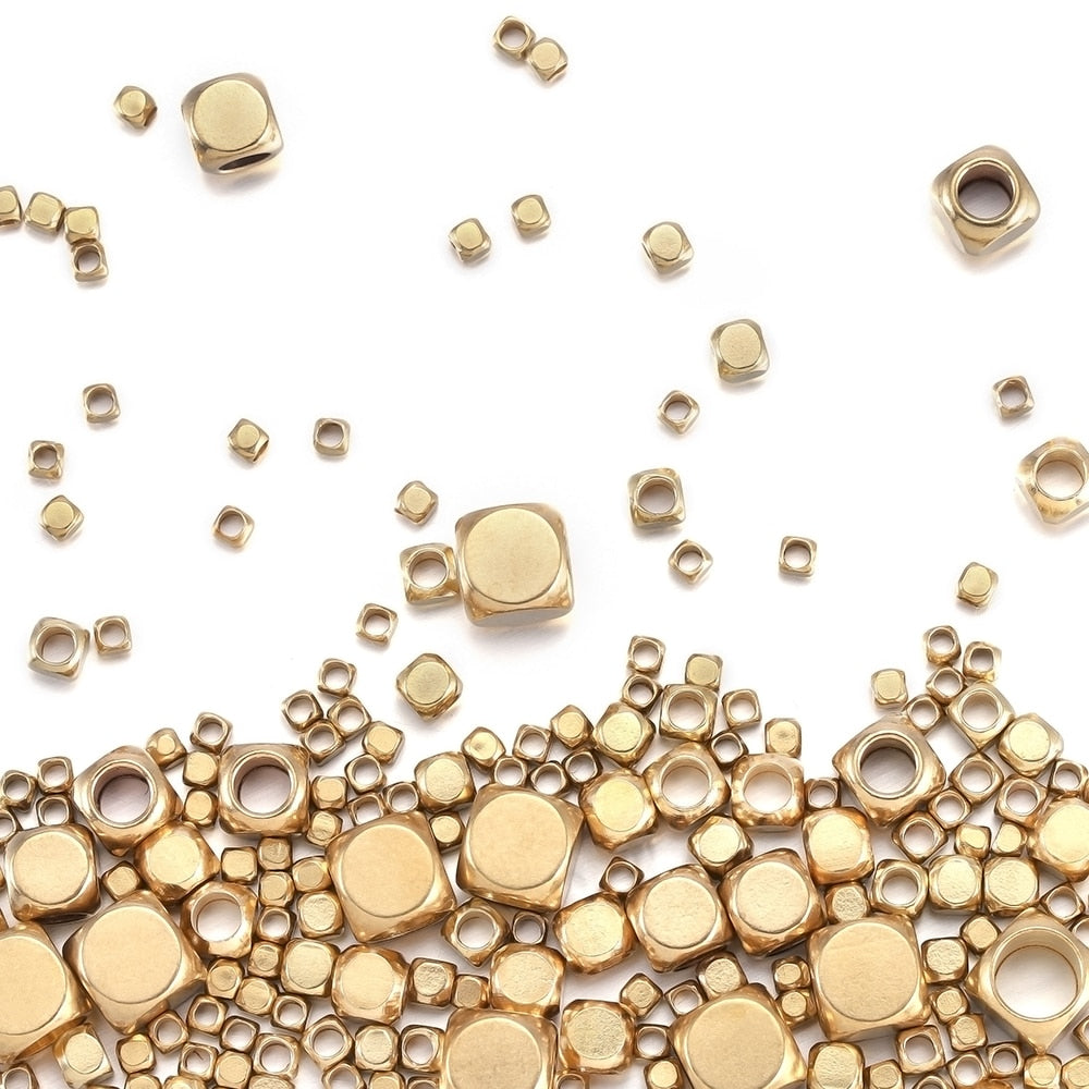 Cube Nepal Beads 2.5mm-6mm, 30-100pcs