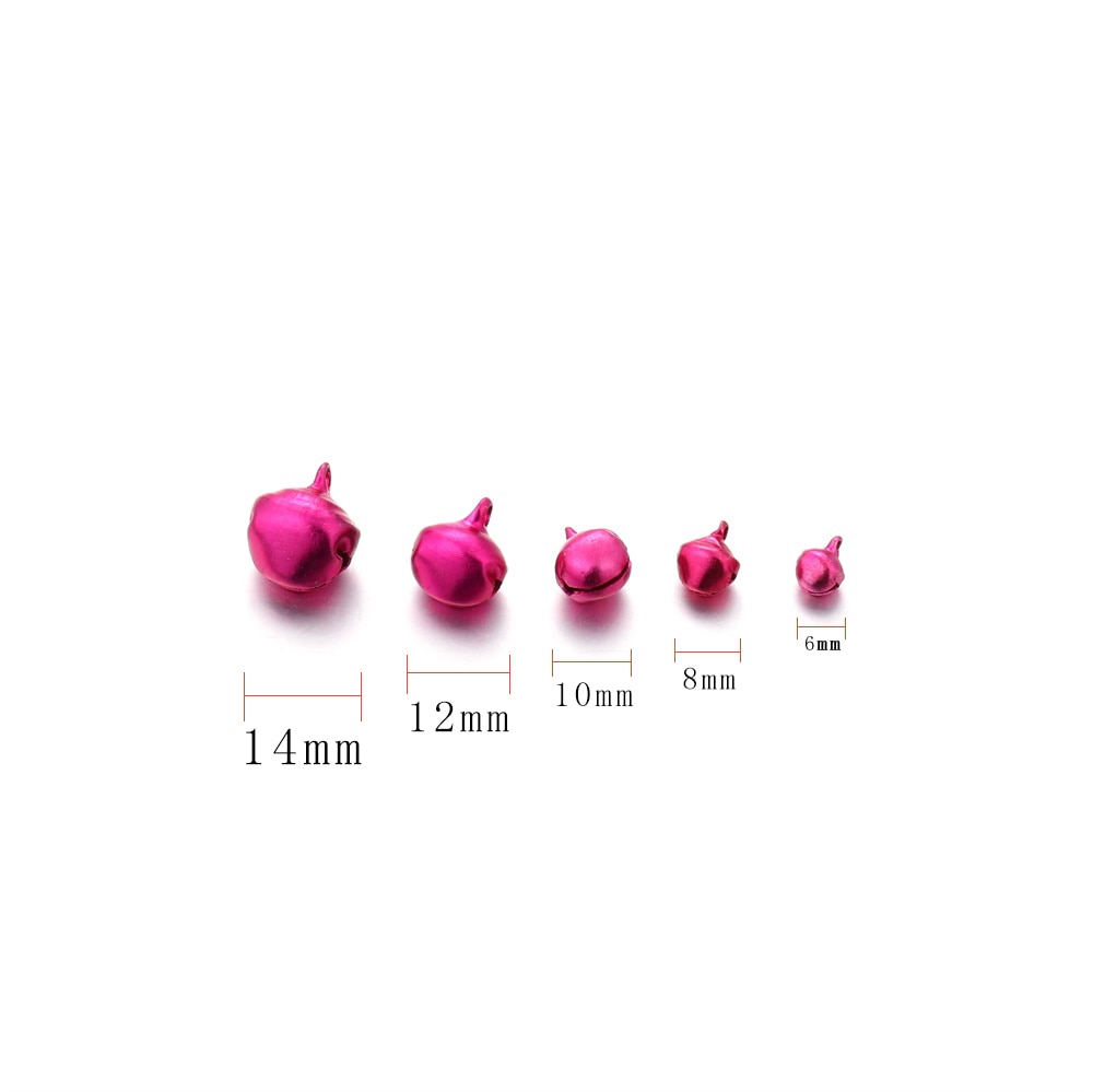 Jingle Bells Aluminum Loose Beads, 20-150Pcs