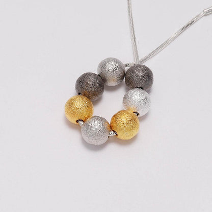 4-12mm Round Frosted Ball Spacer Beads, 20-100pcs