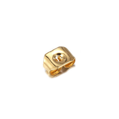 5mm Stainless Steel Earring Back, 50pcs