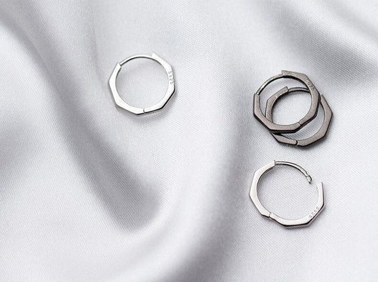 Classic Geometric Fashion Hoop Earrings