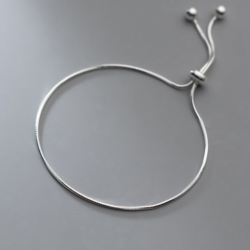 Adjustable Snake Link Chain Bracelet