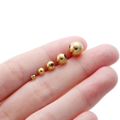 3–8 mm Edelstahl-Abstandsperlen, 30–100 Stück