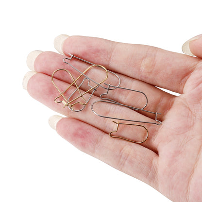 Stainless Steel French Loop Earring Hoops, 20-50pcs