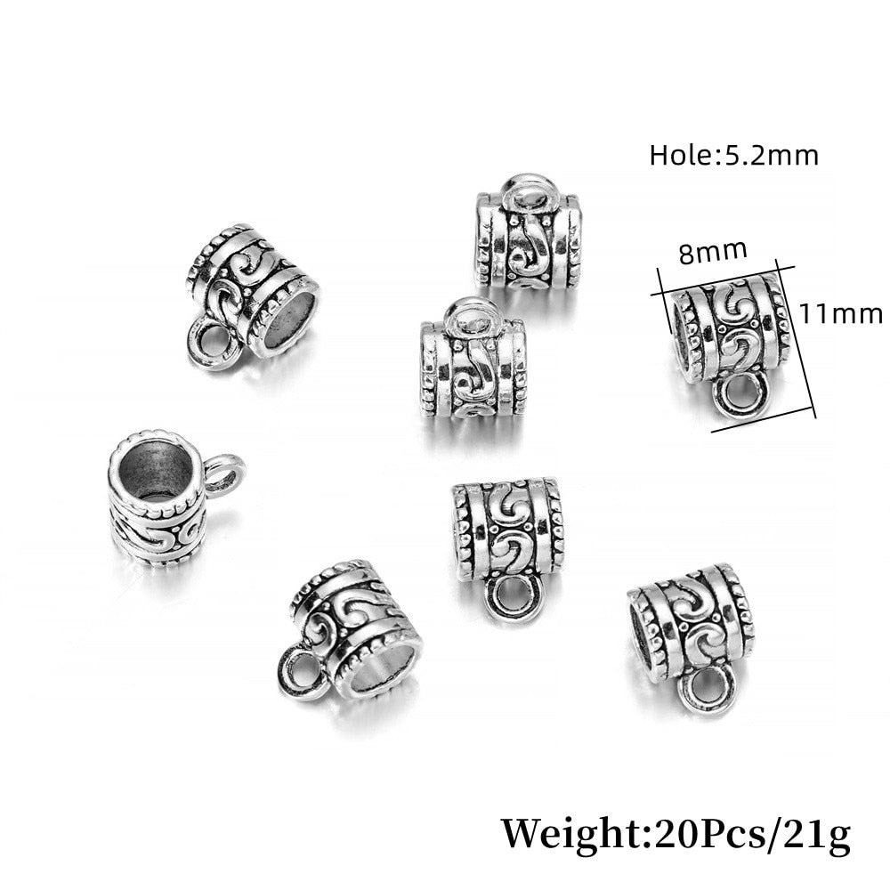 Antique Connector Clip Bail Beads, 20pcs/lot