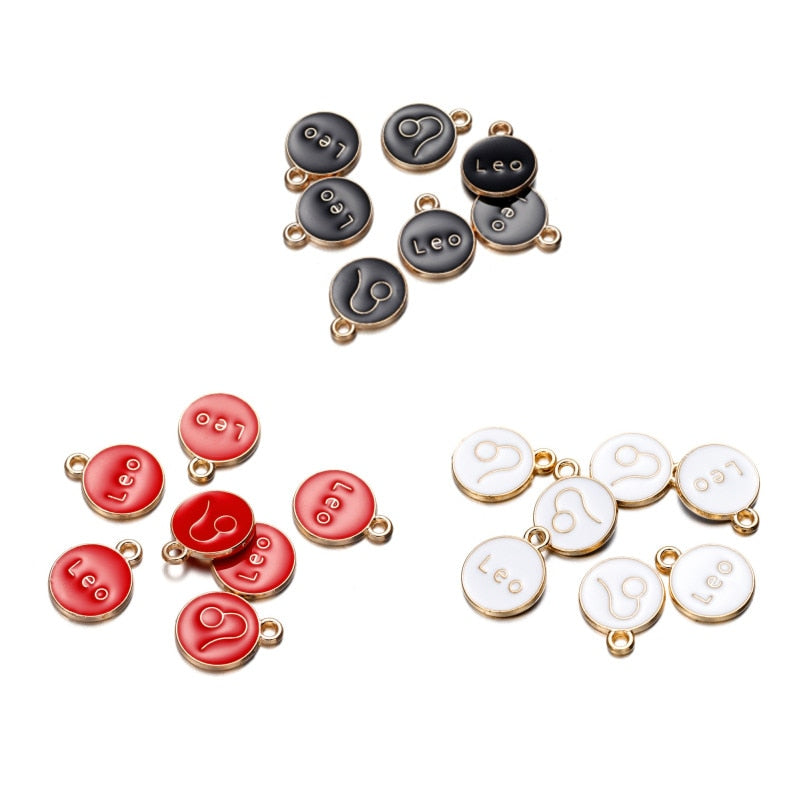 Zodiac Signs Pendant, 12 pcs