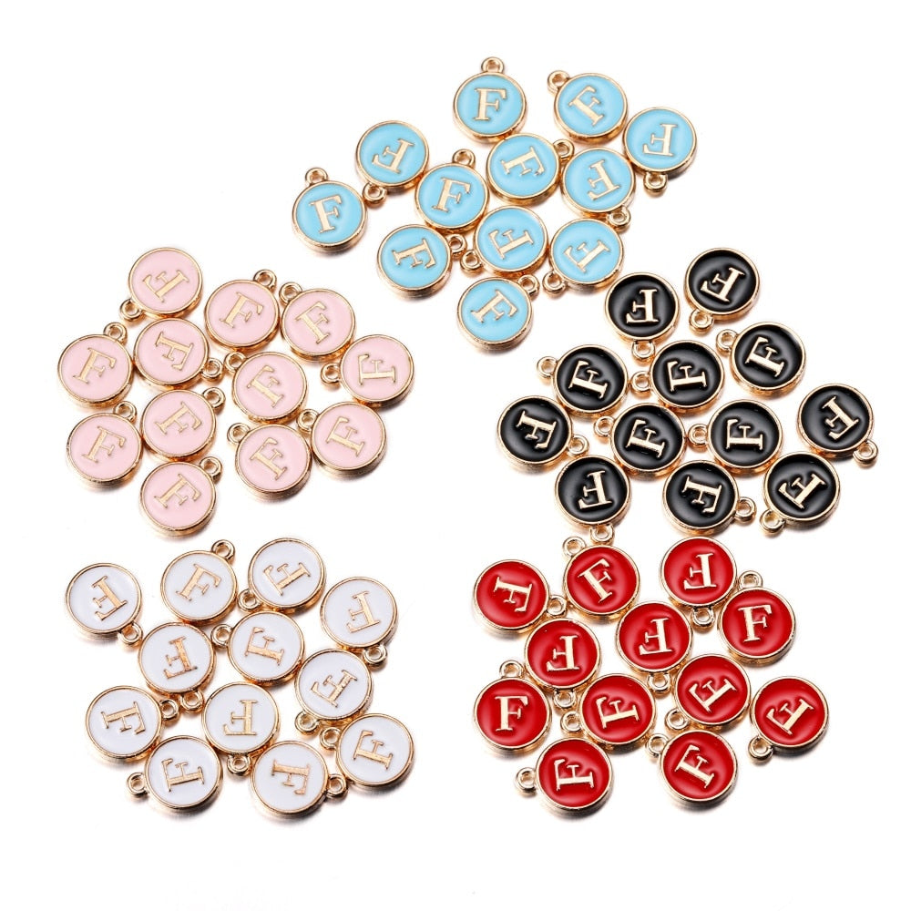 20-26pcs A-Z Letter Alphabet Charms Pendants