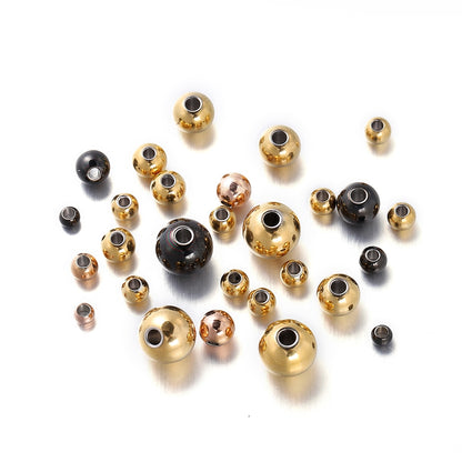 3–8 mm Edelstahl-Abstandsperlen, 30–100 Stück