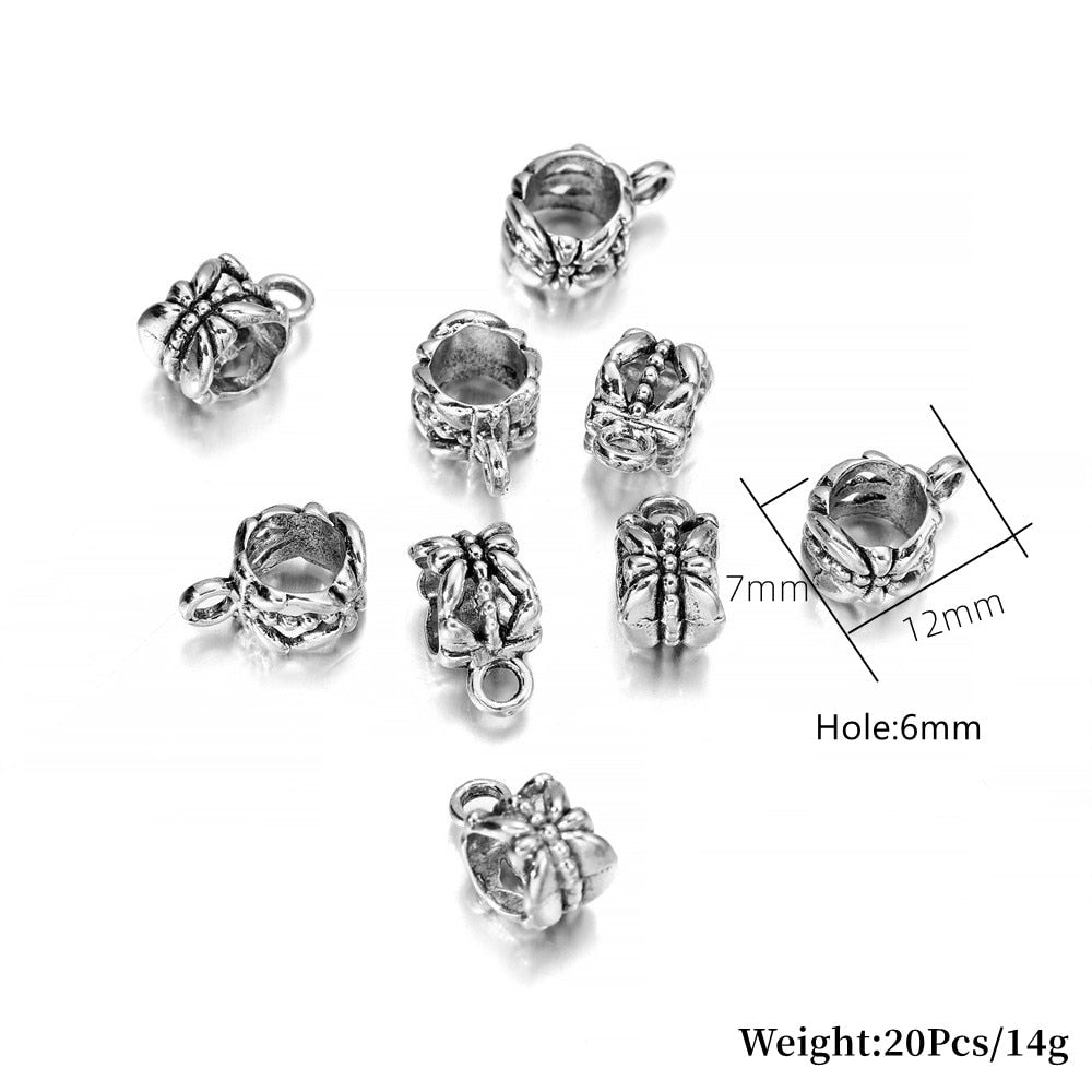 Antique Connector Clip Bail Beads, 20pcs/lot