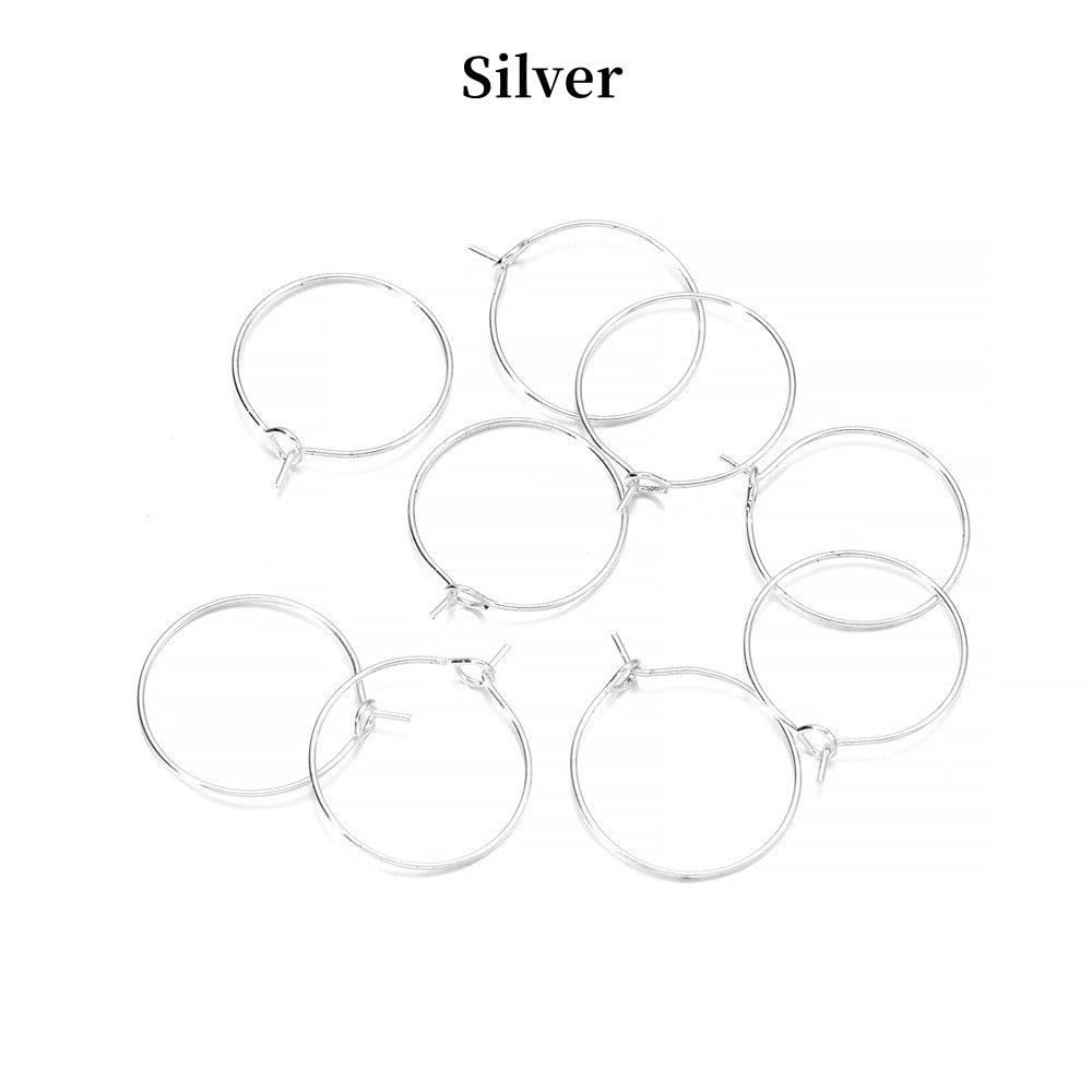 20-35mm Big Circle Hoops Earrings