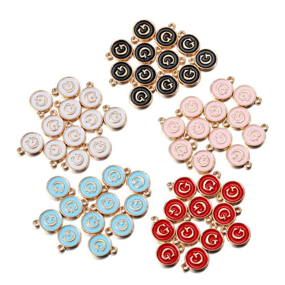 20-26pcs A-Z Letter Alphabet Charms Pendants