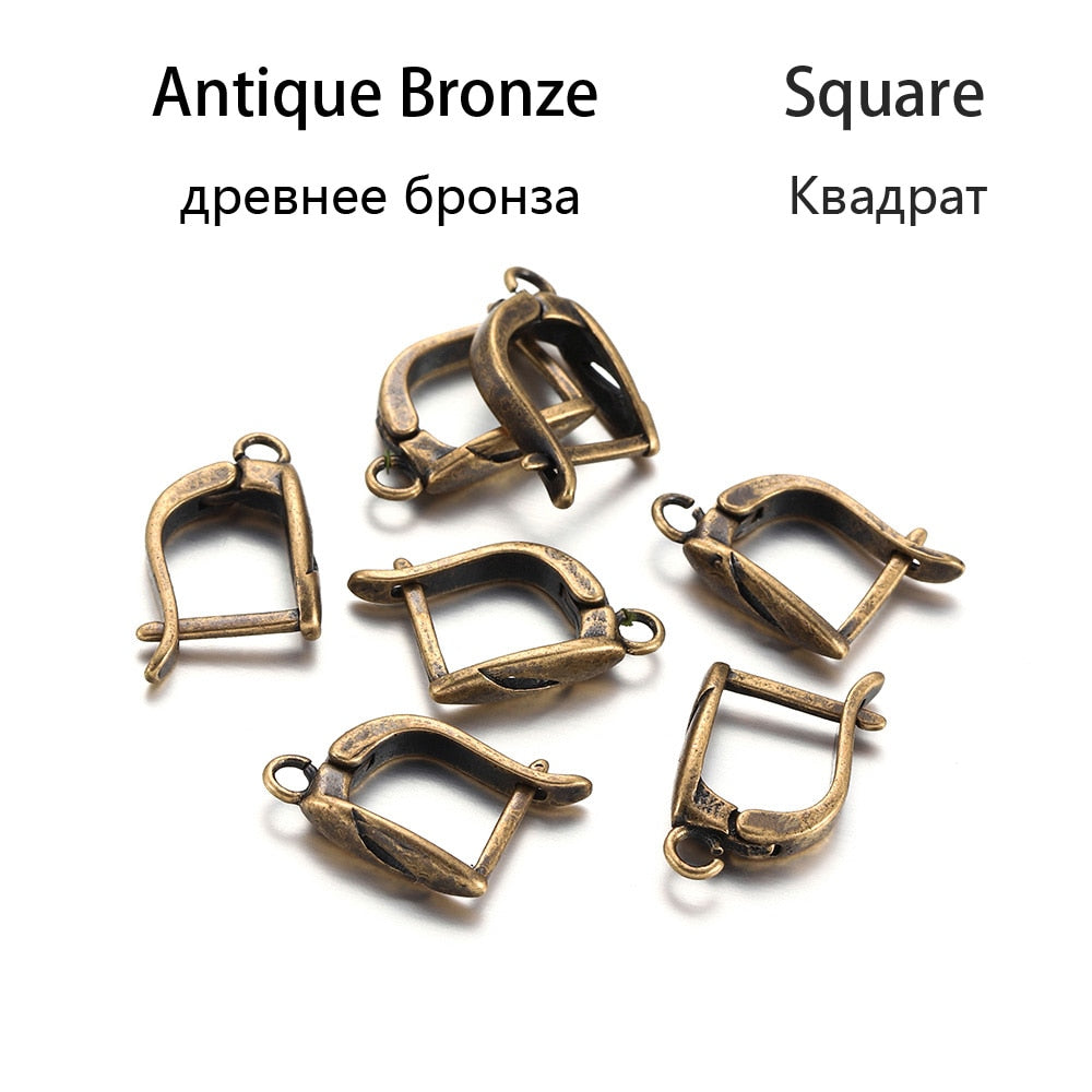 Open Loop French Lever Back Earring Hooks, 6-12Pcs