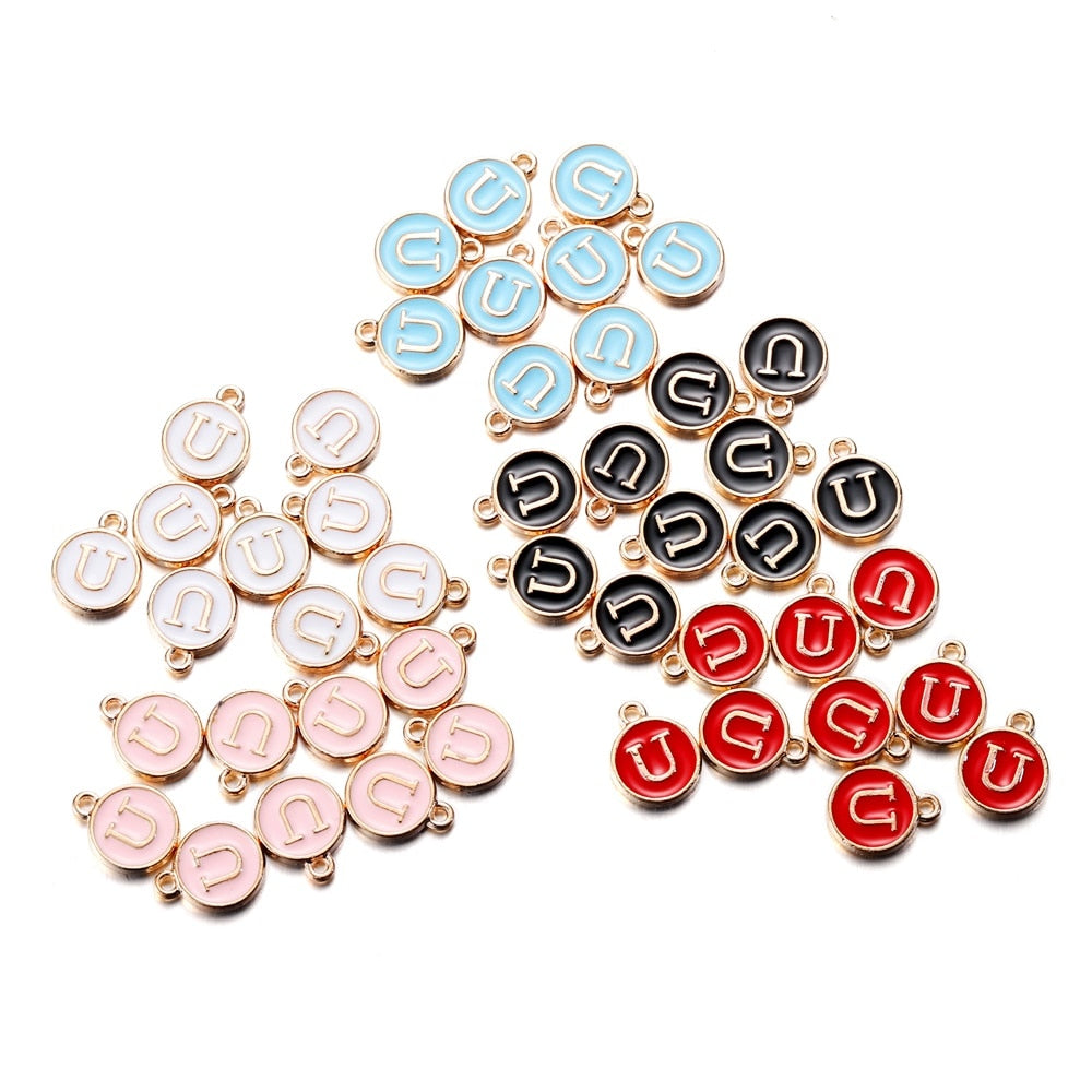 20-26pcs A-Z Letter Alphabet Charms Pendants