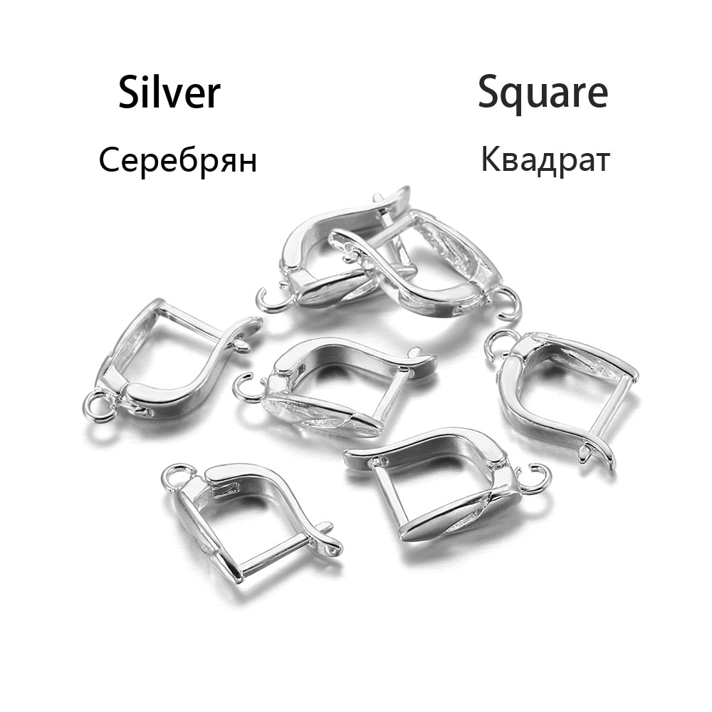Open Loop French Lever Back Earring Hooks, 6-12Pcs