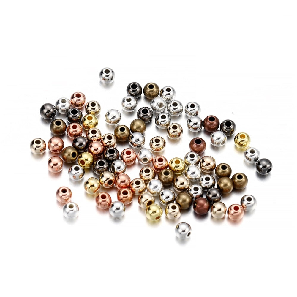 30-400pcs Round Spacer CCB Bead