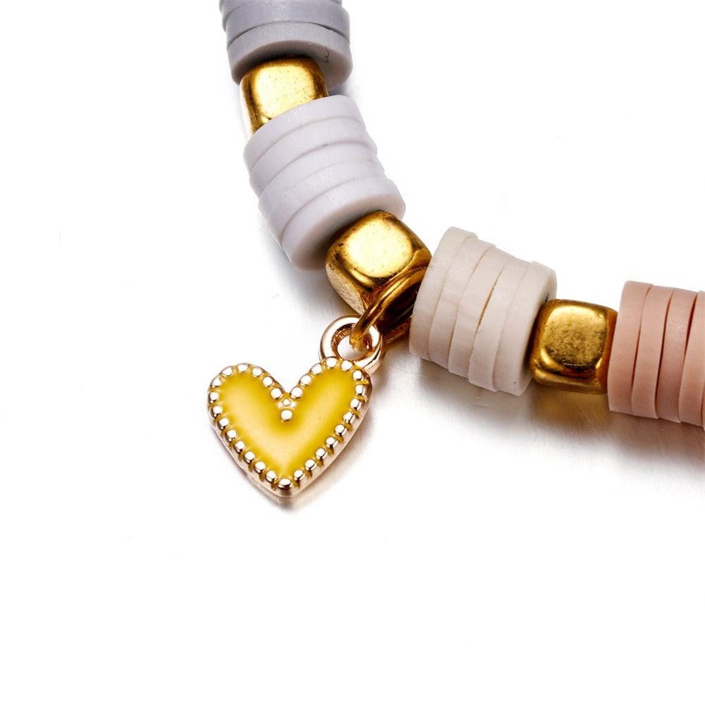 30Pcs 9x10mm Small Alloy Heart Charms Pendants