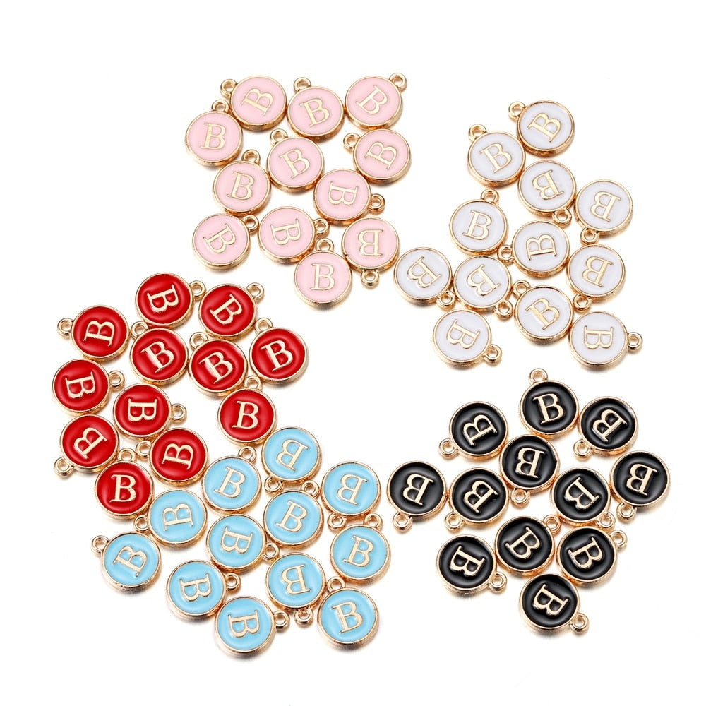 20-26pcs A-Z Letter Alphabet Charms Pendants