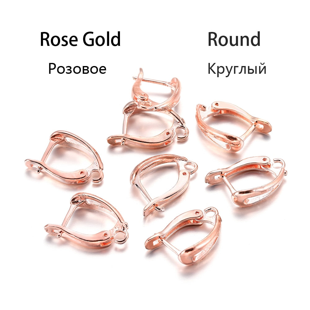 Open Loop French Lever Back Earring Hooks, 6-12Pcs
