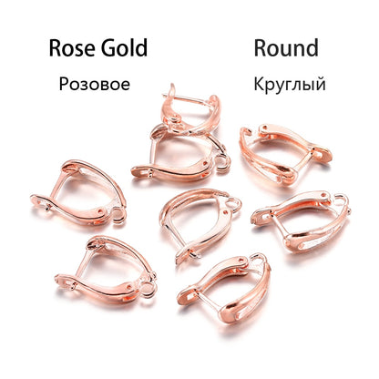 Open Loop French Lever Back Earring Hooks, 6-12Pcs
