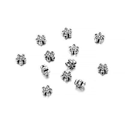 6mm Tibetan Antique Spacer Flower Bead 50pcs