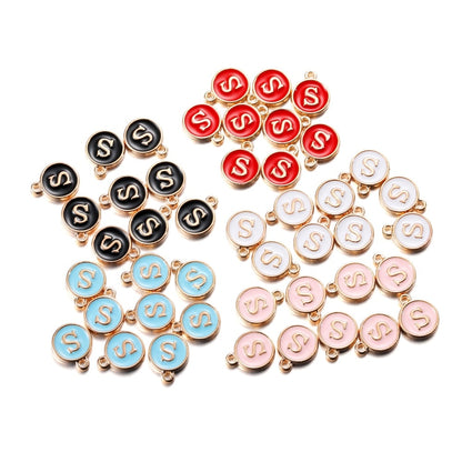 20-26pcs A-Z Letter Alphabet Charms Pendants