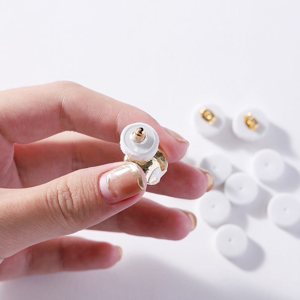Anti-Push Pads Earrings Card 12mm, 200-500pcs