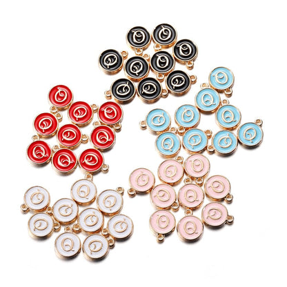 20-26pcs A-Z Letter Alphabet Charms Pendants