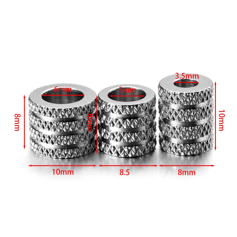 Big Hole Stainless Steel Spacer Beads